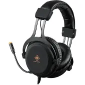 Deltaco DH310 ‑pelikuulokkeet 57 mm, LED, mustat