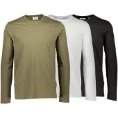 Lindbergh 3Pk Basic Tee L/S - Multi/patterned - L