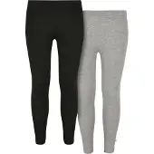 Urban Classics Leggingsit meleerattu harmaa / musta