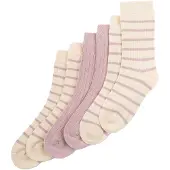 Minipop Noos Bamboo Socks 3 Pcs - Beige - 19/22
