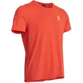 Björn Dählie Men's T-Shirt Tempo Lava Red Lyhythihainen treenipaita L