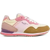 Pepe Jeans for girl. PGS40016 London band multicoloured slippers (40), Flat, Laces, Casual, Multicolor, children's fashion