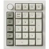 Keychron Q0 Max, langaton mekaaninen numeronäppäimistö, Gateron Jupiter Red, Shell White