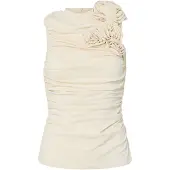 Y.A.S Yasdona Sl Top - Show - Cream - L
