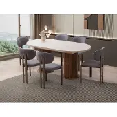 Skye Decor Ruokapöytä Gusto, ruskea