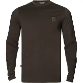 Härkila Base All Season L/S Undershirt Men Shadow Brown 3XL