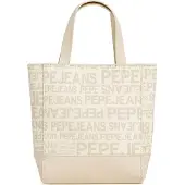 Pepe Jeans for woman. PL0300071 Gracelyn handbag off-white (OSFA), Beige, Casual, Polyurethane