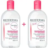 Bioderma Sensibio H2o 500ml 2 Units Meikinpoistoaine