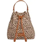 Pepe Jeans for woman. PL0300056 Ganya beige handbag (OSFA), Casual, Animal Print, Cotton