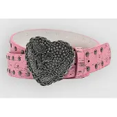 Vitriol Agatha Studded Vyö pink Koko S