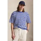 Ralph Lauren Relaxed Fit Striped Jersey T-Shirt - Blue - XL