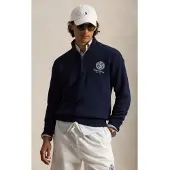 Ralph Lauren Relaxed Fit Cotton Quarter-Zip Sweater - Navy - XXL