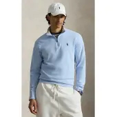 Ralph Lauren for man. 710812963048 Short zip knit sweater in blue (XL), Casual, Cotton