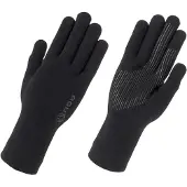 Agu Merino Knit -pyöräilyhanskat Musta