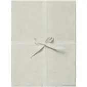 Garbo&Friends Linen Linen Fitted Sheet Single 90X200X30 - Cream - 90X200X30CM