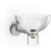 Flos Seinävalaisin , Nocturne Bowl, himmennettävä, Metallinsävyinen, Eteinen / käytävä, Alumiini, Design