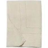 Garbo&Friends Linen Hemstitched Linen Bedspread 280X280Cm - Beige - 280X280CM