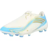 Adidas Jalkapallokengät 'F50 Messi League' norsunluu / vaaleansininen / kulta