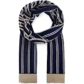 Tommy Hilfiger Th Script Scarf - Navy - ONE SIZE