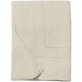 Garbo&Friends Linen Hemstitched Linen Bedspread 280X280Cm - Beige - 180X280CM
