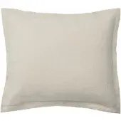 Garbo&Friends Hemstitched Linen Pillowcase, 50X70 Cm, Linen - Cream - 50X60CM