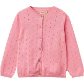 Wheat Knit Cardigan Maia Bubblegum Bubblegum 104 cm Vaaleanpunainen 104 cm Tytöt