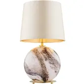 Argon Harlem 8547 pöytävalaisin, beige/marmorijäljitelmä