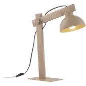 TK Lighting Pöytävalaisin Oslo Sabia E27, 42cm, beige