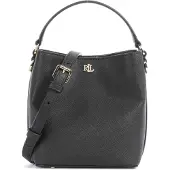 Lauren Accesorios for woman. 431969365001 Reese small leather crossbody bag black (OSFA), Casual
