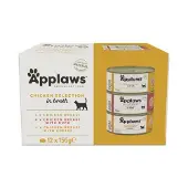 Applaws - Kissan märkäruoka Kana Selection liemessä 12x156 g - Kissat - Kissanruoka - Märkäruoka
