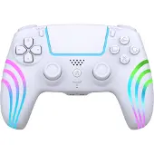 Deep Explorer Wireless Controller White PS4 / PS3 / PC (4)