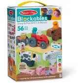 Melissa & Doug Blockables Rakennussarja Farm World 56 Osaa