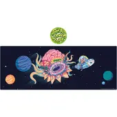 Ginza.se Rick & Morty Desk Pad & Coaster Set
