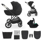 Kinderkraft Prime 3 3-in-1 Yhdistelmävaunut, Venezian Black
