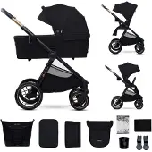 Kinderkraft NEA 2 Yhdistelmävaunut, Midnight Black