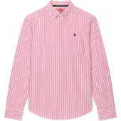 Superdry Slim Oxford Bd L,S Shirt - Pink - 16