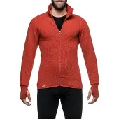 Woolpower Full Zip Jacket 400 Autumn Red Välikerrospuserot Autumn Red L