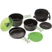 Optimus Terra Camp 4 Pot Set Grey OneSize