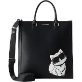 Karl Lagerfeld Käsilaukku 'IKON CHOUPETTE' hiekka / pastellinpinkki / musta / valkoinen