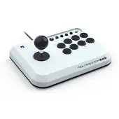Hori - Fighting Stick Mini for PlayStation5 - White - 8 inches by 6 inches (5)