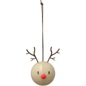 Hoptimist - Reindeer Joulupallo 2 kpl Latte