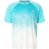 Asics Road Fade T-shirt Blue White, Size M
