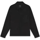 Lyle & Scott Lightweight Ripstop Overshirt - Black - XXL