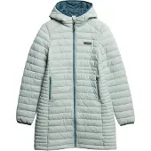 Superdry for woman. W5011972A Hood Fuji Lite Mid Padded Jacket blue (L), Casual, Nylon
