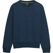 Superdry for man. M2013751A Essential Logo Crew navy sweatshirt (XL), Casual, Cotton