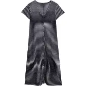 Superdry for woman. W8011860A Short sleeve midi knit dress navy (36), Casual, Cotton