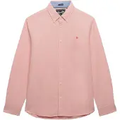 Superdry for man. M4011100A Preppy pink oxford shirt (XL), Casual, Cotton, Classic, Long sleeve