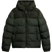 Superdry for man. M5012281A Quilted jacket Colorblock green (L), Casual, Recycled Polister, Sustainable
