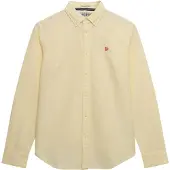 Superdry for woman. W4010565A Slim fit oxford shirt yellow (M), Casual, Cotton, Classic, Long sleeve
