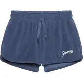 Superdry for woman. W7110505A Heritage Terry Shorts blue (M), Casual, Cotton